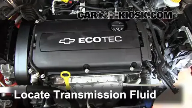 2012 Chevrolet Sonic LT 1.8L 4 Cyl. Sedan Líquido de transmisión Controlar nivel de líquido